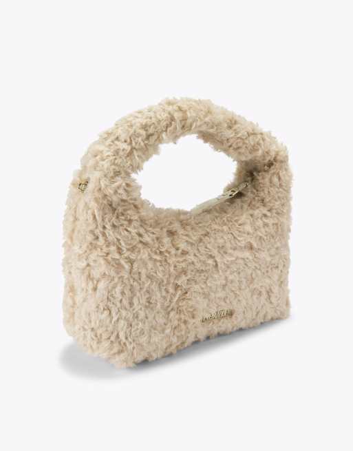 Steve Madden Fluffy bag cream cross body in cream, 3 of 4