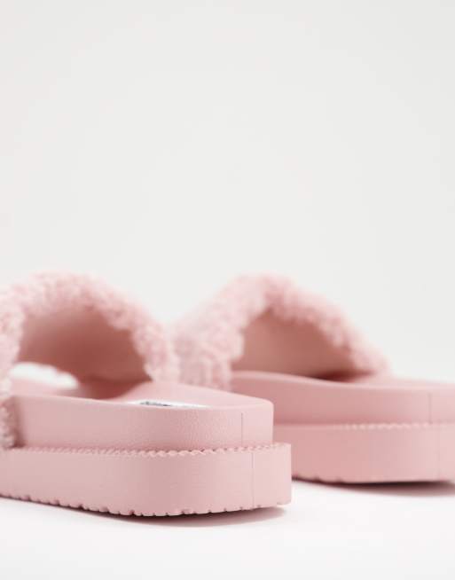 Steve madden pink slides sale