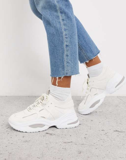 Steve Madden - Fontina - Sneakers in wit