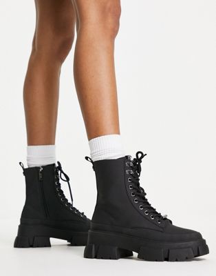  Forecast lace front chunky boots 