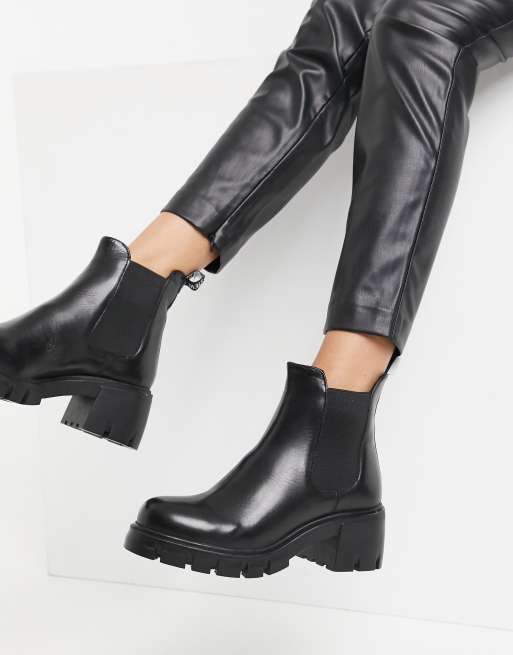 Steve madden leather hot sale chelsea boots