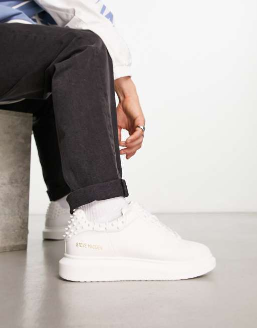 Steve madden white hot sale sneakers men