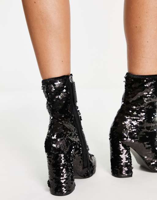 Sparkly 2025 boots black