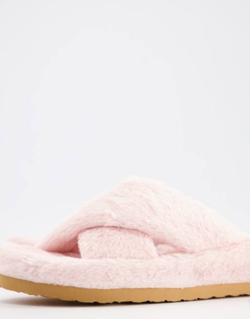 Steve madden discount pink fuzzy slippers