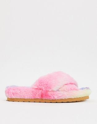 steve madden fluffy slippers