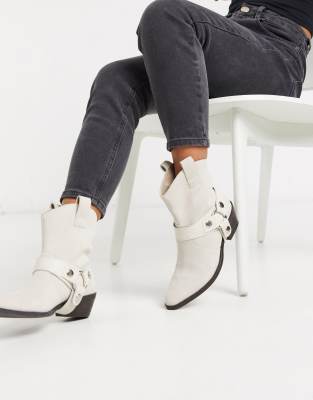 steve madden gallow black leather western boot