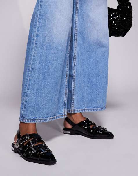 Steve Madden – Gari – Czarne buty ze sprzączkami - view 1