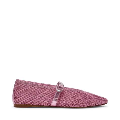 Steve Madden Gayla woven ballet flats in pink - view 1