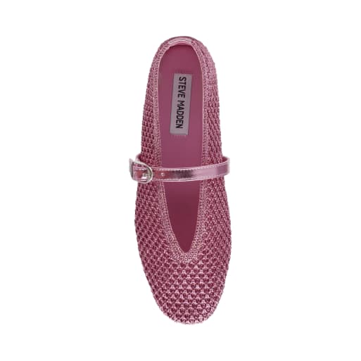 Steve Madden Gayla woven ballet flats in pink, 2 of 4