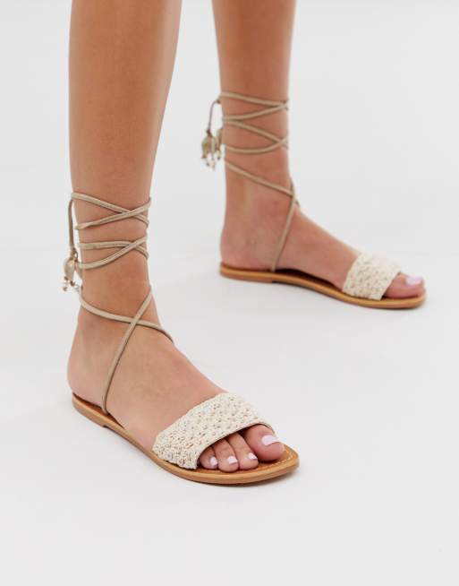 Steve madden lace 2025 up sandals