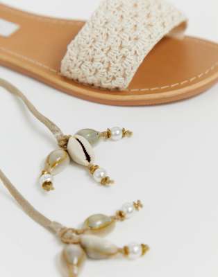 steve madden shell sandals