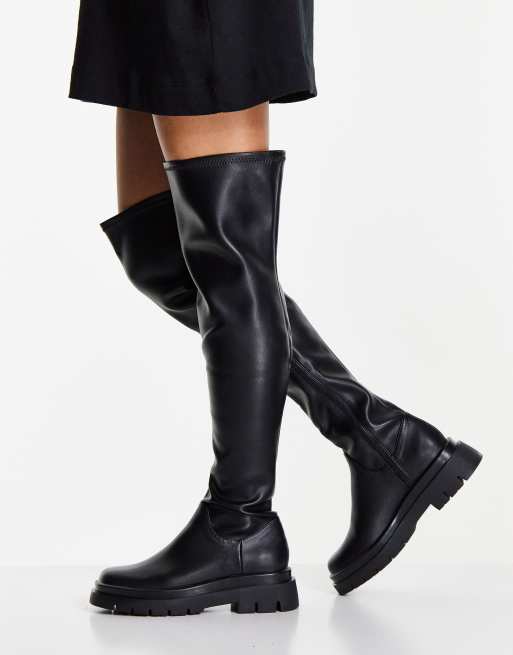 Steve madden leather sale over the knee boots