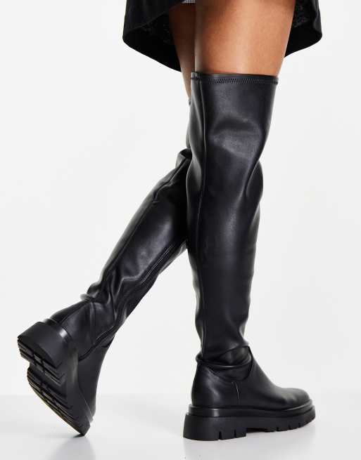 Steve Madden gibbs over the knee boots black | ASOS