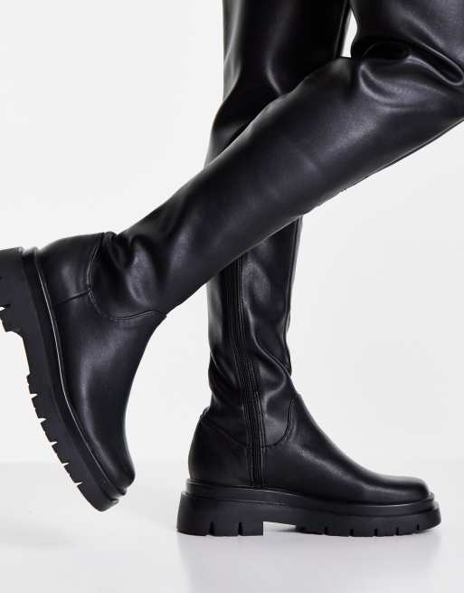 Steve Madden gibbs over the knee boots in black