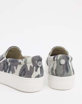 steve madden camo slip on