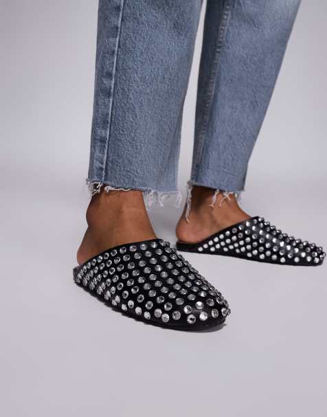 Steve Madden - Giules - Sabot neri con borchie - view 1