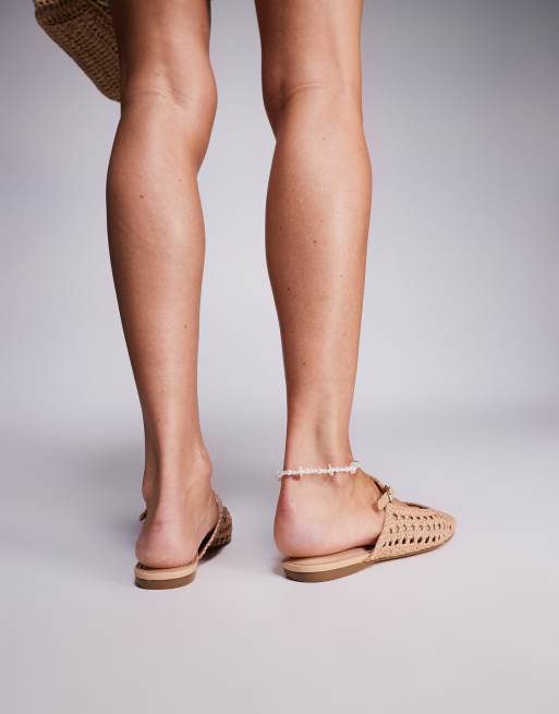 Steve Madden Glennie woven mule flats in natural raffia, 2 of 4