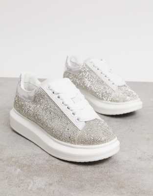 steve madden diamante trainers