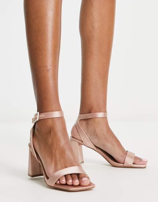 Steve madden shop block heel nude