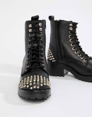 steve madden spiked boots