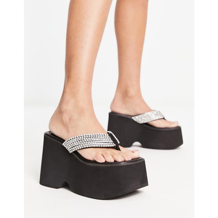 Steve madden black wedge 2024 shoes