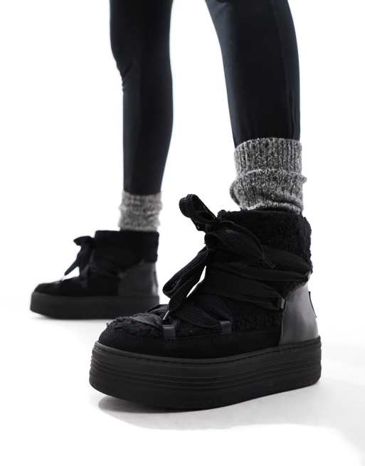 Steve madden high hot sale top black sneakers