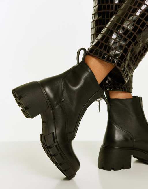 Steve madden boots sales zipper