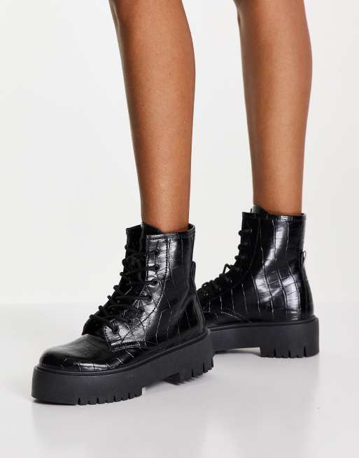 Steve madden alligator discount boots