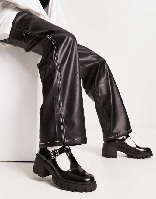 Steve Madden - Hoboken - Schoenen met T-bandje in zwart