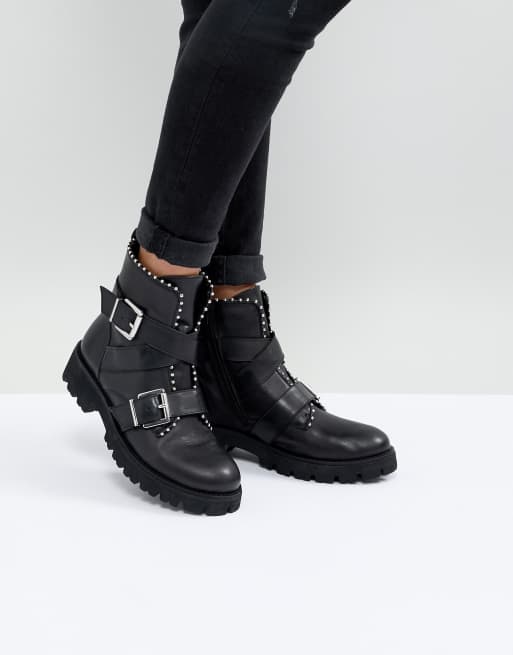 Steve madden hot sale buckle booties