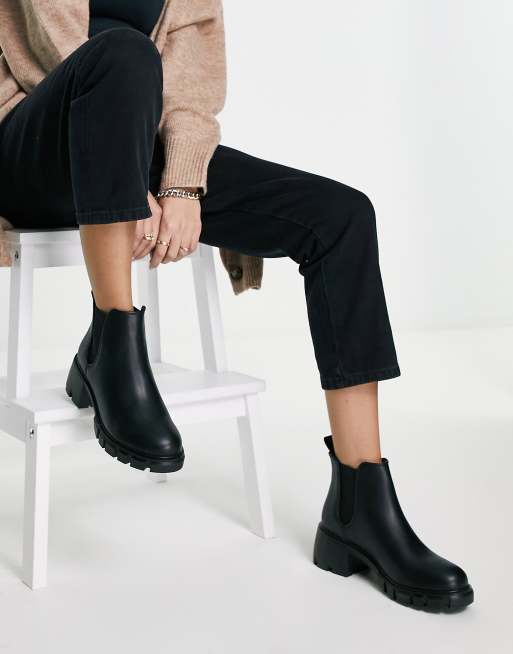 Howler black leather platform ankle boots new arrivals