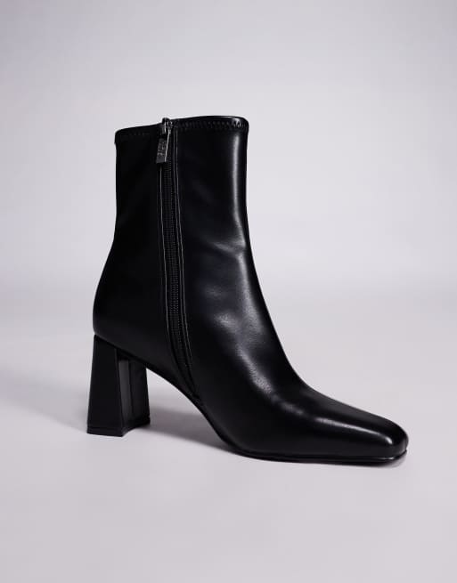 Steve Madden - Hurst - Enkellaarzen met ronde neus in zwart, 2 van 4