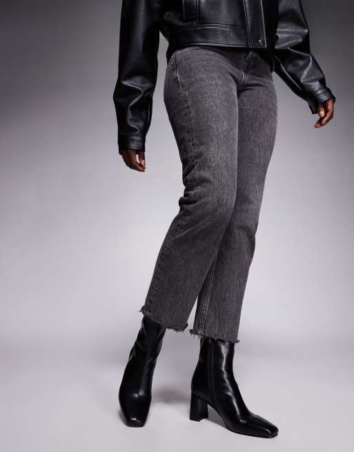 Steve Madden - Hurst - Enkellaarzen met ronde neus in zwart, 3 van 4