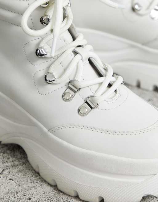 Steve madden outlet husky white leather