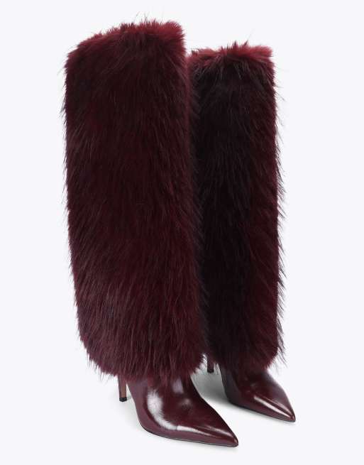 Steve Madden Icon dark red  knee boots in red dark, 2 of 4