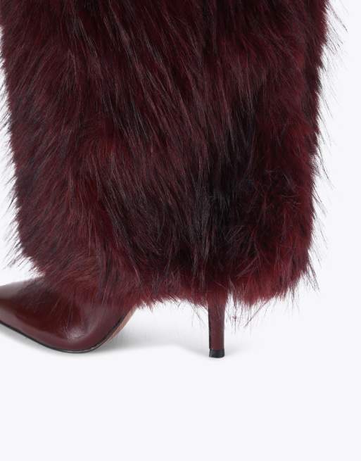 Steve Madden Icon dark red  knee boots in red dark, 4 of 4