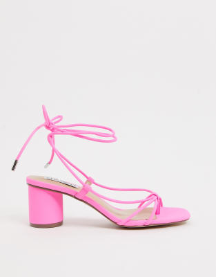 steve madden neon pink heels