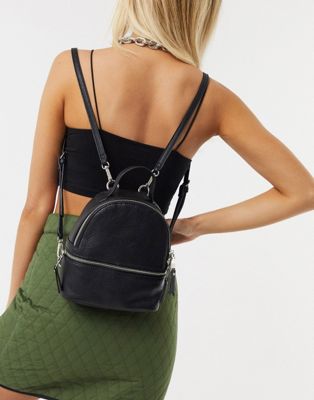 JACKI Bag Black Mini Backpack  Women's Backpacks – Steve Madden