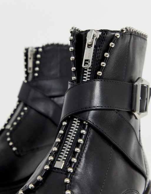 Steve madden boots on sale studs