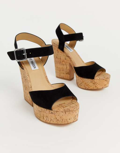 cork heels steve madden