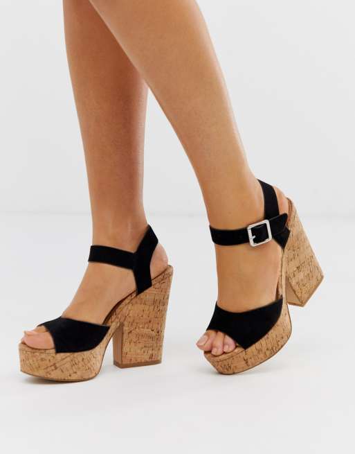 Steve madden suede outlet platform heels