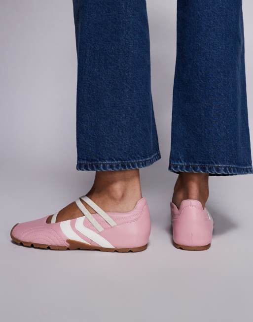 Steve Madden Joisie ballet sneakers in pink, 3 of 5
