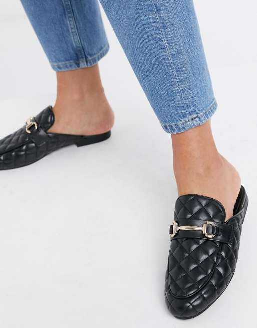 Steve madden quilted deals black shoes