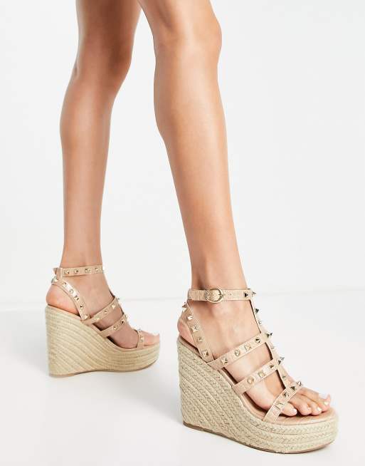 Tan steve sales madden wedges