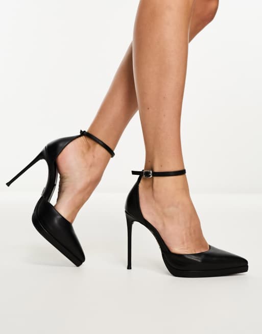 Escarpins Talons Aiguilles Steve Madden - Taille 10 Femme, Couleur Tan, Occasion Comme Neufs