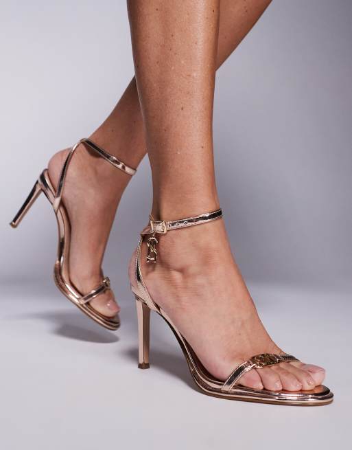 Steve Madden - Kelsi - Sandali con tacco color oro rosa