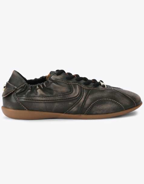 Steve Madden Khaia brown trainers in brown - view 1