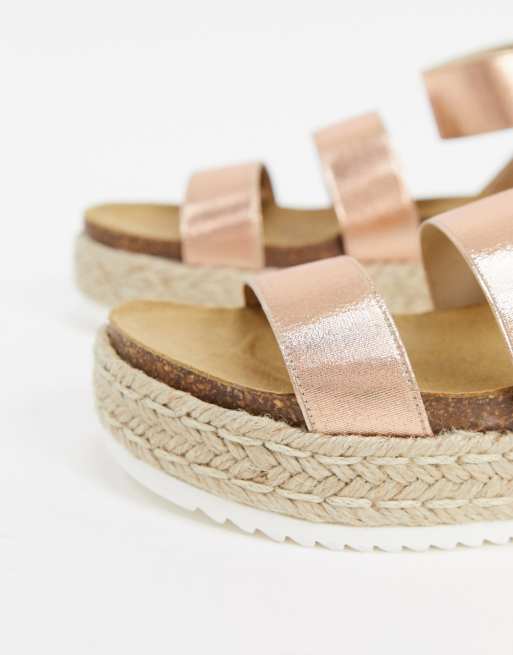 Kimmie flatform cheap espadrille sandals