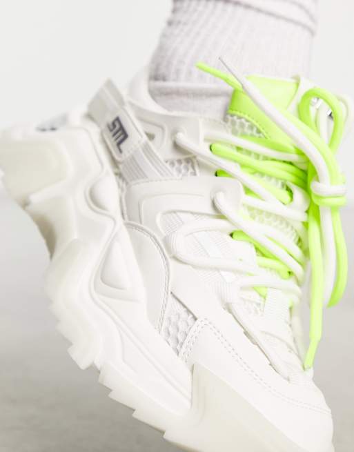 Steve madden chunky white on sale sneakers