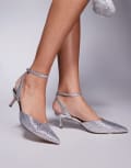 [Steve Madden] Steve Madden Kittie-R heeled shoes in silver 36 Silver